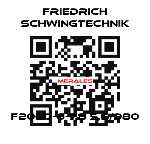 F2000-6-7,8 5,6/980 Friedrich Schwingtechnik