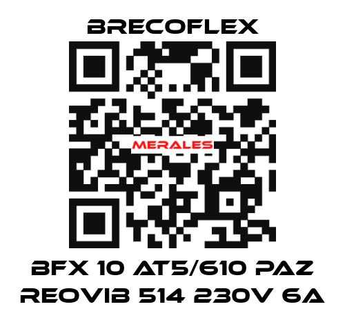 BFX 10 AT5/610 PAZ REOVIB 514 230V 6A Brecoflex