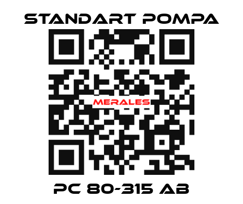 PC 80-315 AB STANDART POMPA