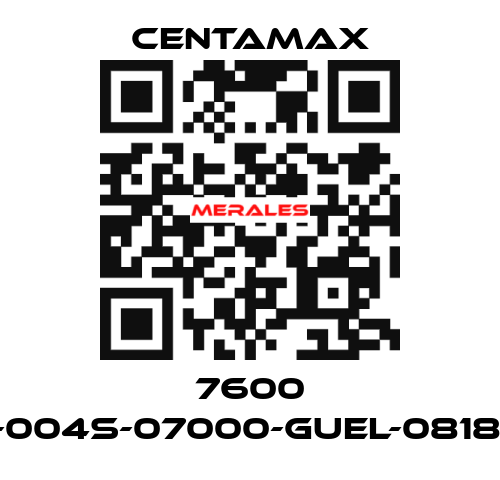 7600 ----004S-07000-GUEL-081877 CENTAMAX