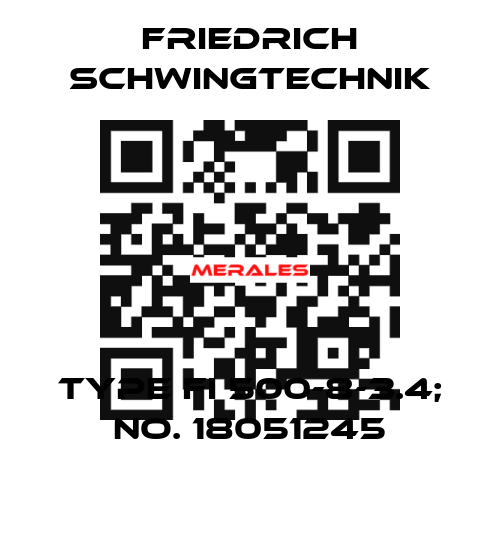 Type FI 500-8-3.4; No. 18051245 Friedrich Schwingtechnik