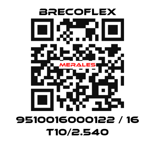 9510016000122 / 16 T10/2.540 Brecoflex