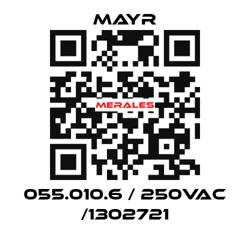 055.010.6 / 250VAC /1302721 Mayr