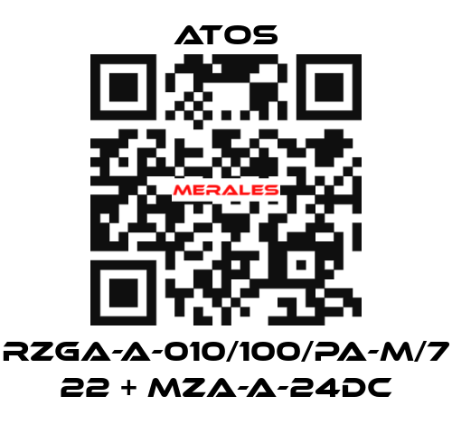 RZGA-A-010/100/PA-M/7 22 + MZA-A-24DC Atos
