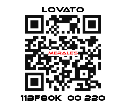 11BF80K  00 220 Lovato