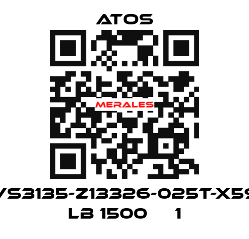 VS3135-Z13326-025T-X59 LB 1500 АС1 Atos
