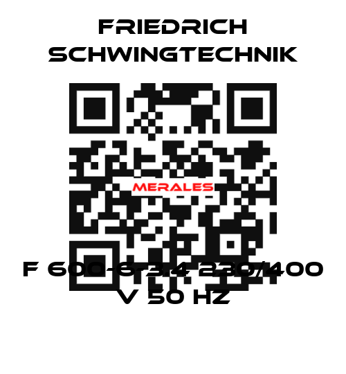 F 600-6-3.4 230/400 V 50 Hz Friedrich Schwingtechnik