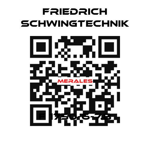 F 1750-6-7.8 Friedrich Schwingtechnik