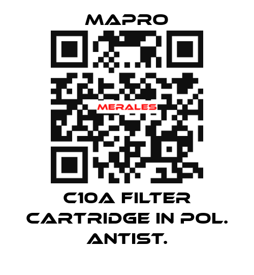 C10A filter cartridge in pol. Antist. Mapro