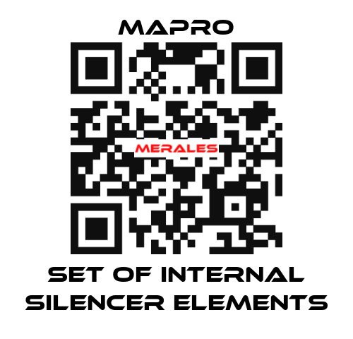 set of internal silencer elements Mapro