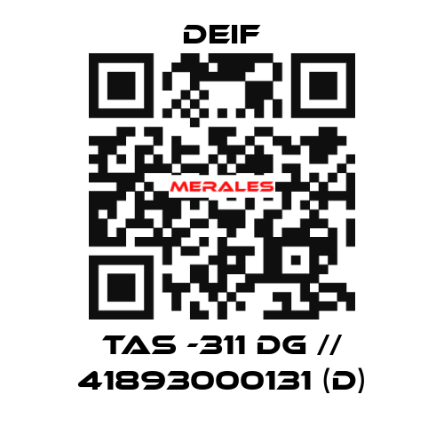 TAS -311 DG // 41893000131 (D) Deif