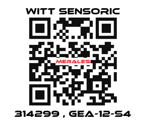 314299 , GEA-12-S4 Witt Sensoric
