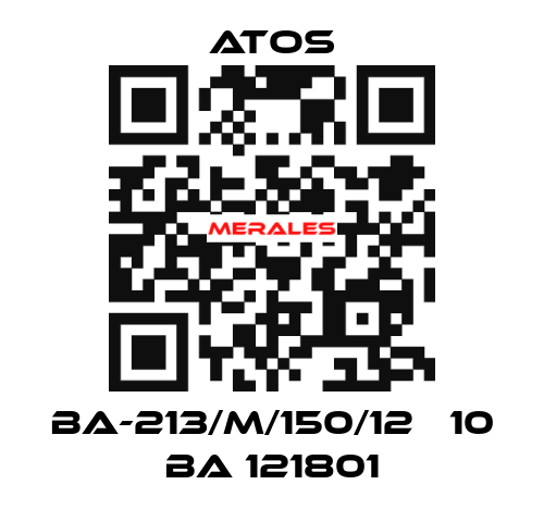 BA-213/M/150/12   10 BA 121801 Atos