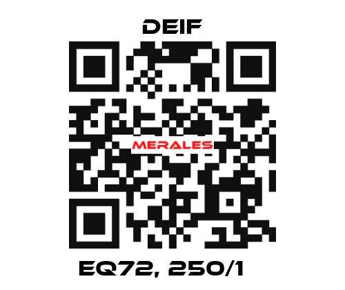 EQ72, 250/1 А Deif