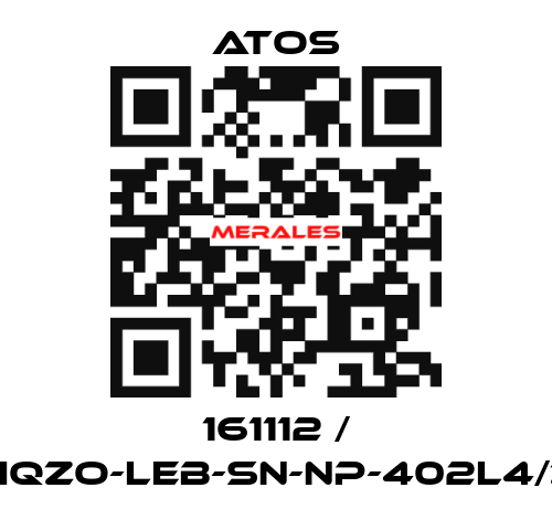 161112 / LIQZO-LEB-SN-NP-402L4/Z Atos