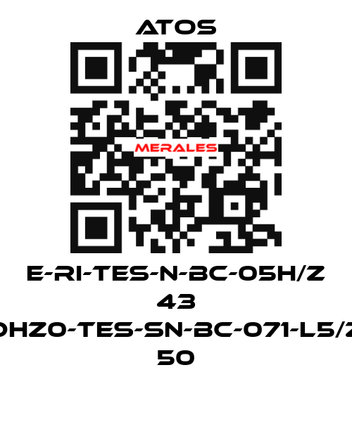 E-RI-TES-N-BC-05H/Z 43 DHZ0-TES-SN-BC-071-L5/Z 50 Atos