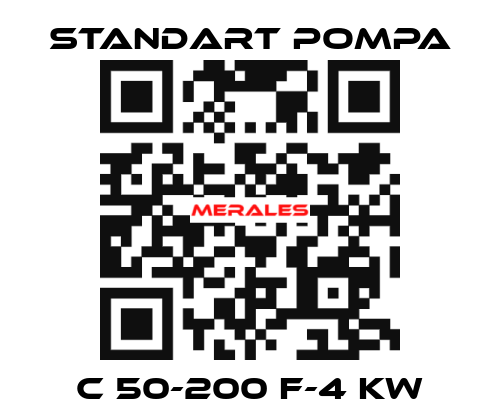 C 50-200 F-4 kW STANDART POMPA