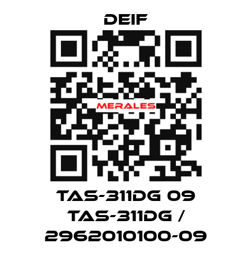 TAS-311DG 09 TAS-311DG / 2962010100-09 Deif