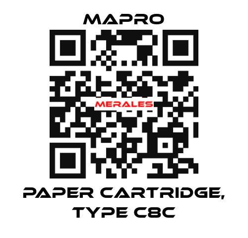 Paper cartridge, type C8C Mapro