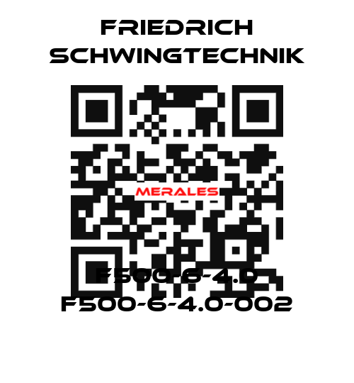 F500-6-4.0 F500-6-4.0-002 Friedrich Schwingtechnik