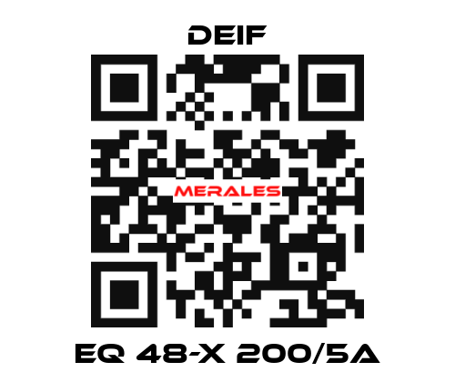 EQ 48-X 200/5A Deif