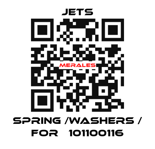 spring /washers / for 	101100116 JETS