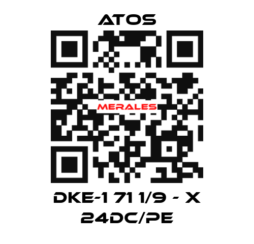 DKE-1 71 1/9 - X 24DC/PE Atos