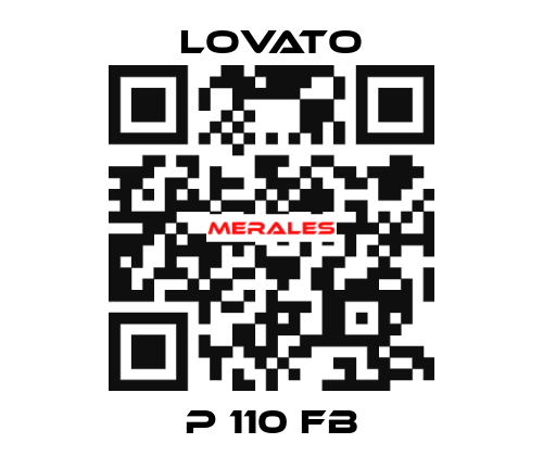 P 110 FB Lovato