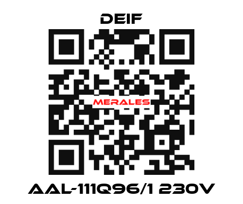 AAL-111Q96/1 230V Deif