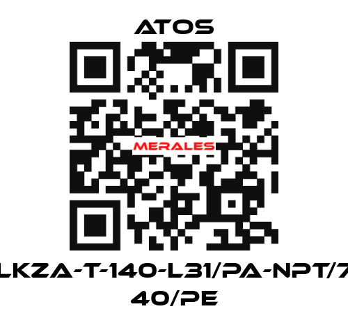 DLKZA-T-140-L31/PA-NPT/7C 40/PE Atos