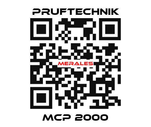 MCP 2000 Pruftechnik