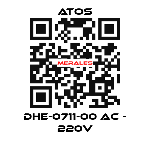 DHE-0711-00 AC - 220v Atos
