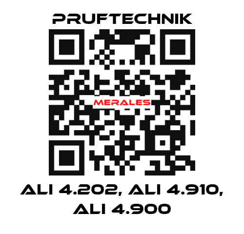 ALI 4.202, ALI 4.910, ALI 4.900 Pruftechnik