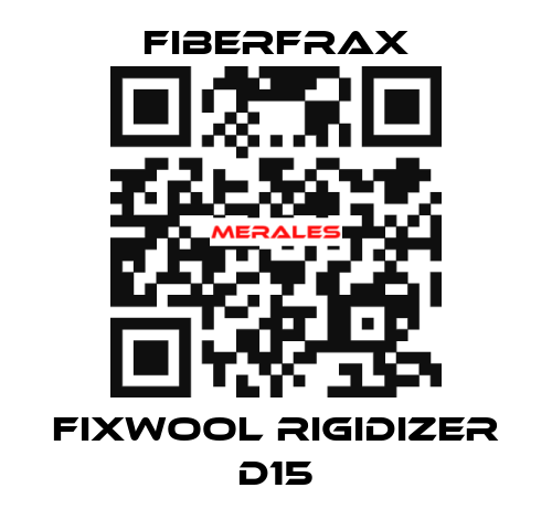 Fixwool rigidizer D15 Fiberfrax