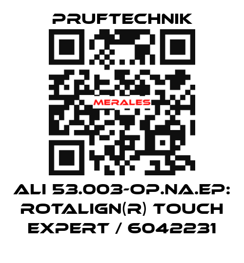 ALI 53.003-OP.NA.EP: ROTALIGN(R) touch EXPERT / 6042231 Pruftechnik