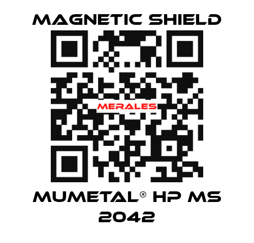 MuMetal® HP MS 2042 Magnetic Shield