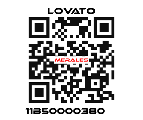 11B50000380     Lovato