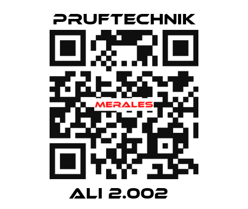 ALI 2.002   Pruftechnik