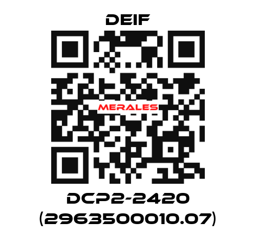 DCP2-2420 (2963500010.07) Deif