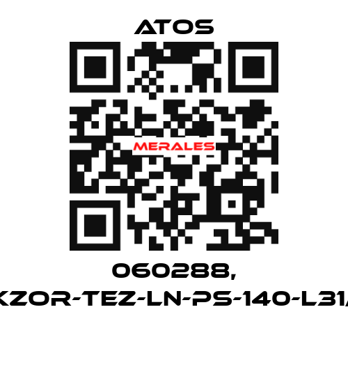 060288, DLKZOR-TEZ-LN-PS-140-L31/BZ   Atos