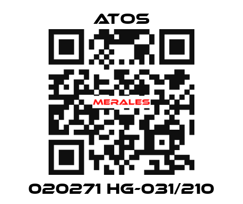 020271 HG-031/210 Atos
