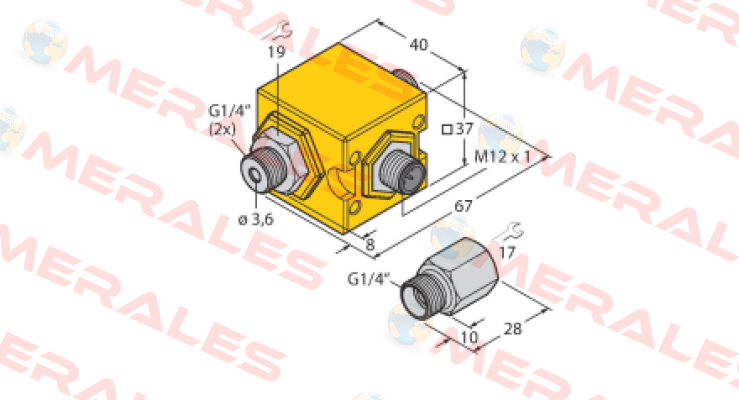 FCIC-G1/4A4P-PL-H1141/1.0 Turck