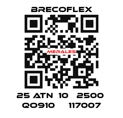 25 ATN  10   2500  QO910     117007 Brecoflex