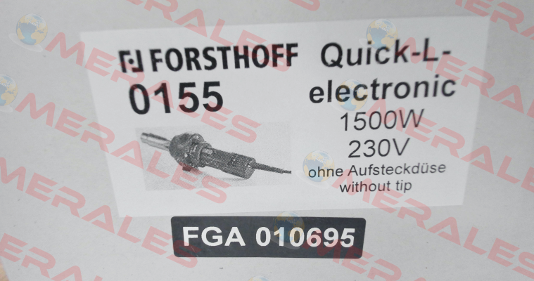 0155 / Quick-L-Electronic 230 V Forsthoff