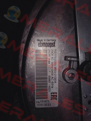 RG175/2000-3633-010204 EBM Papst
