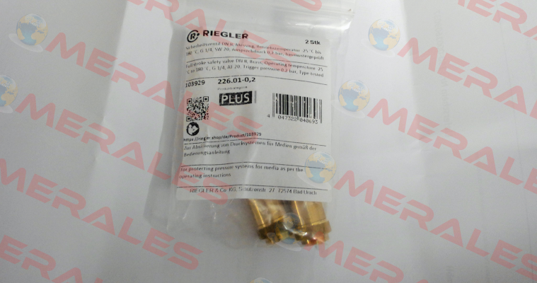 P/N: 103929, Type: 226.01-0,2 Riegler