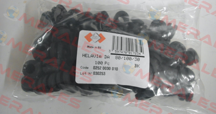 P/N:  02520030010, Type: DA 80/100/30 Ses Sterling