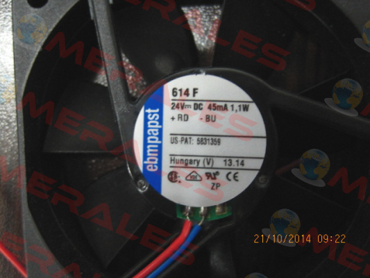 Type: 614 F,3005475 EBM Papst