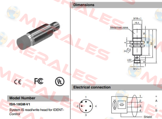 P/N: 181881, ISH-18GM-V1  Pepperl-Fuchs