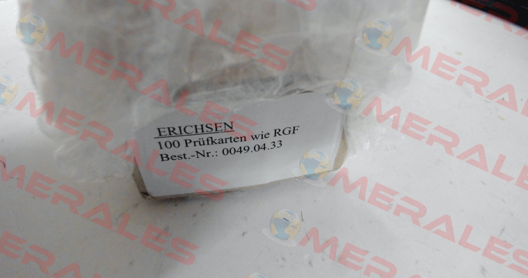 0049.04.33 (pack x100) Erichsen